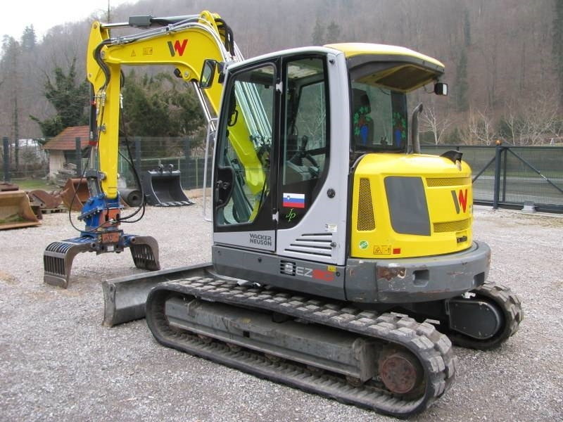 Wacker Neuson EZ 80 POWERTILLT + grajfer - Miniekskavator: foto 4 Wacker Neuson EZ 80 POWERTILLT + grajfer - Miniekskavator: foto 4