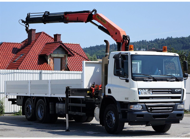 DAF CF 75.310 - Kamion me karroceri të hapur, Kamion me vinç: foto 1 DAF CF 75.310 - Kamion me karroceri të hapur, Kamion me vinç: foto 1