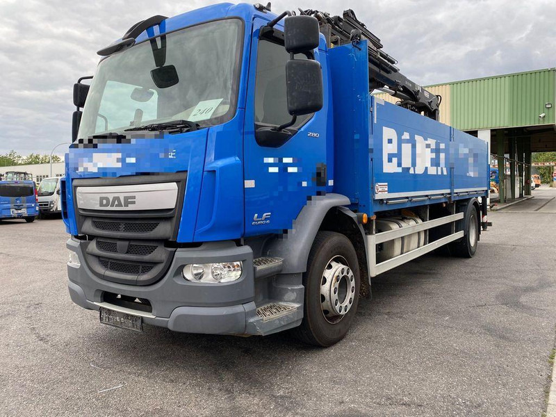 DAF LF 280 - Kamion me karroceri të hapur, Kamion me vinç: foto 4 DAF LF 280 - Kamion me karroceri të hapur, Kamion me vinç: foto 4