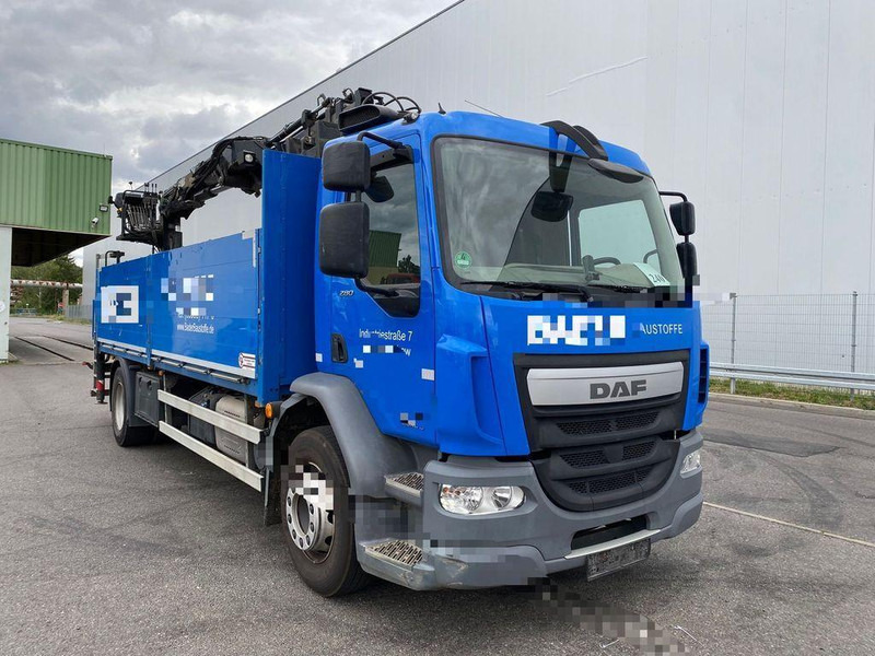 DAF LF 280 - Kamion me karroceri të hapur, Kamion me vinç: foto 2 DAF LF 280 - Kamion me karroceri të hapur, Kamion me vinç: foto 2