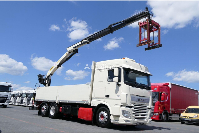 DAF XF 460 - Kamion me karroceri të hapur, Kamion me vinç: foto 2 DAF XF 460 - Kamion me karroceri të hapur, Kamion me vinç: foto 2