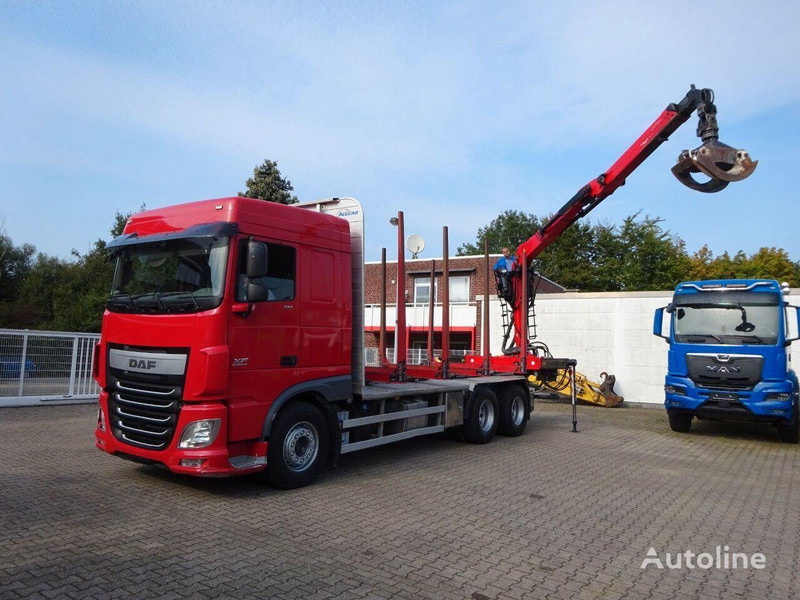 DAF XF 510 6x4 Crane EPSILON M120Z - Kamion për transport druri, Kamion me vinç: foto 3 DAF XF 510 6x4 Crane EPSILON M120Z - Kamion për transport druri, Kamion me vinç: foto 3