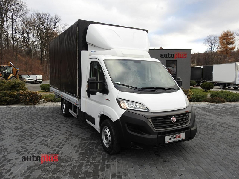 Fiat DUCATO PLANDEKA 10 PALET KLIMATYZACJA PNEUMATYKA 160KM [ T63576 - Kamioncine me tendë: foto 1 Fiat DUCATO PLANDEKA 10 PALET KLIMATYZACJA PNEUMATYKA 160KM [ T63576 - Kamioncine me tendë: foto 1