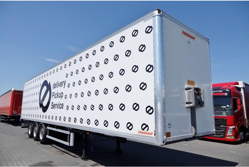Fruehauf KONTENER / KOFFER / ROLETA / PODŁOGA BARDZO MOCNA : SZYNA-DESKA - Gjysmë rimorkio me vagonetë të mbyllur: foto 2 Fruehauf KONTENER / KOFFER / ROLETA / PODŁOGA BARDZO MOCNA : SZYNA-DESKA - Gjysmë rimorkio me vagonetë të mbyllur: foto 2