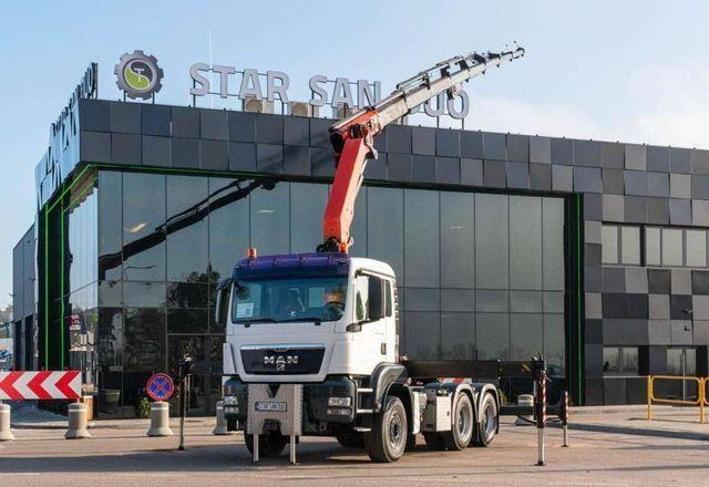 MAN TGS 33.400 6x4 PALFINGER PK 29002 Crane Winch - Gjysmë-kamion: foto 1 MAN TGS 33.400 6x4 PALFINGER PK 29002 Crane Winch - Gjysmë-kamion: foto 1