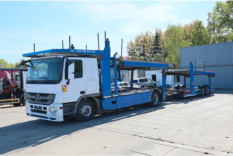 Mercedes-Benz Actros 1841 Car transporter + Trailer - Gjysmë-kamion: foto 1 Mercedes-Benz Actros 1841 Car transporter + Trailer - Gjysmë-kamion: foto 1