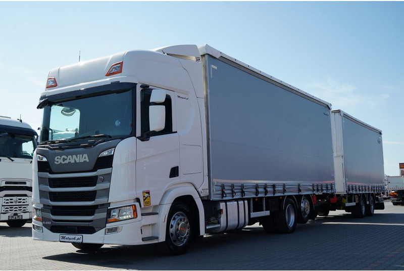 Scania R 450 / ZESTAW TANDEM 120 M3 / PRZEJAZDOWY / OŚ SKRĘTNA PODNOSZO - Gjysmë-kamion: foto 1 Scania R 450 / ZESTAW TANDEM 120 M3 / PRZEJAZDOWY / OŚ SKRĘTNA PODNOSZO - Gjysmë-kamion: foto 1