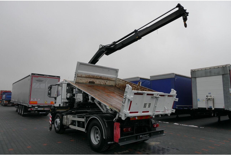 Iveco 19 - 320 KM / E 6 / Wywrotka + HDS / HYDROBURTA / 3 STRONNY KIPP - Kamion vetëshkarkues, Kamion me vinç: foto 3 Iveco 19 - 320 KM / E 6 / Wywrotka + HDS / HYDROBURTA / 3 STRONNY KIPP - Kamion vetëshkarkues, Kamion me vinç: foto 3