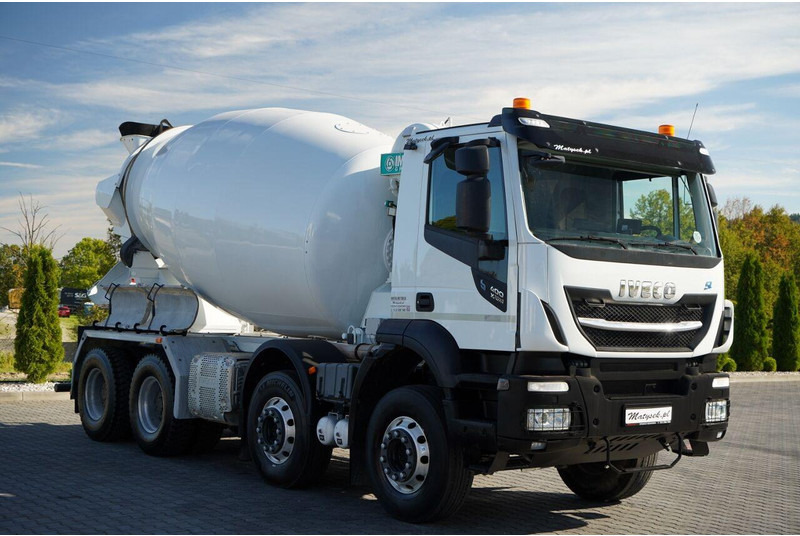 Autobetoniere Iveco 400 SL X-WAY STRALIS / 8X4 /  BETONOMIESZARKA / IMER / OPONY 100: foto 8