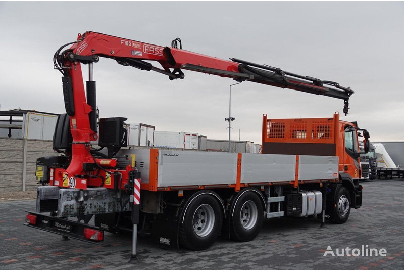 Iveco 420 Flatbed + crane FASSI 185 6x2 - Kamion me karroceri të hapur, Kamion me vinç: foto 4 Iveco 420 Flatbed + crane FASSI 185 6x2 - Kamion me karroceri të hapur, Kamion me vinç: foto 4
