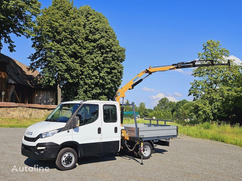 Iveco Daily 35c-15 Doka flatbed + crane Effer - Kamioncine me karroceri, Kamioncine dopio kabinë: foto 4 Iveco Daily 35c-15 Doka flatbed + crane Effer - Kamioncine me karroceri, Kamioncine dopio kabinë: foto 4