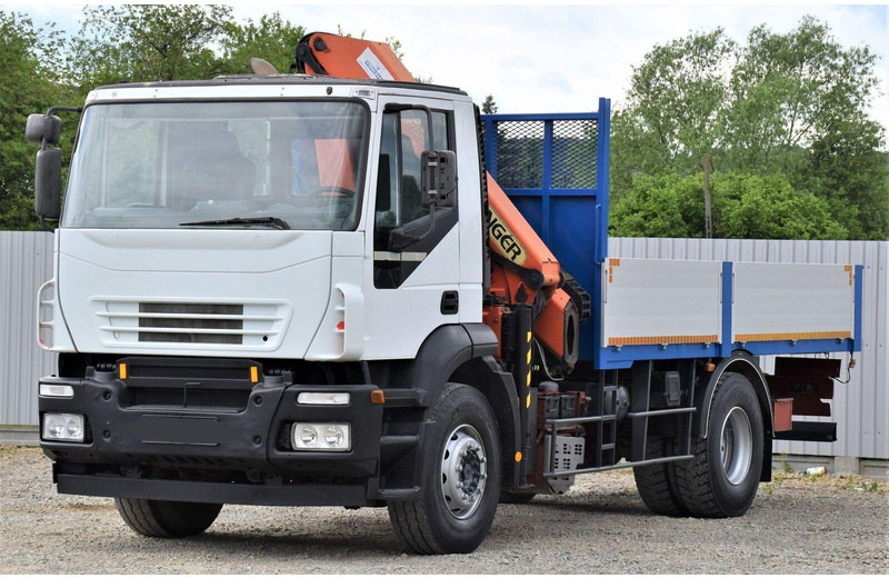 Iveco Eurocargo 180E28 - Kamion me karroceri të hapur, Kamion me vinç: foto 4 Iveco Eurocargo 180E28 - Kamion me karroceri të hapur, Kamion me vinç: foto 4