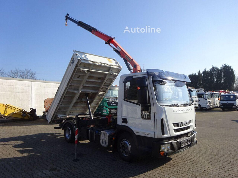Iveco ML75E18K - 3 way tipper+crane - Kamion vetëshkarkues, Kamion me vinç: foto 5 Iveco ML75E18K - 3 way tipper+crane - Kamion vetëshkarkues, Kamion me vinç: foto 5