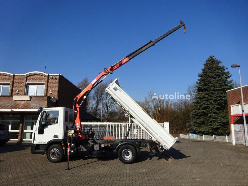 Iveco ML75E18K - 3 way tipper+crane - Kamion vetëshkarkues, Kamion me vinç: foto 2 Iveco ML75E18K - 3 way tipper+crane - Kamion vetëshkarkues, Kamion me vinç: foto 2