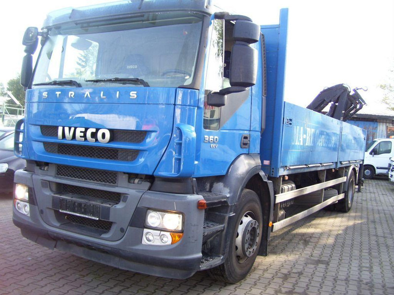 Iveco Stralis 360 - Kamion me karroceri të hapur, Kamion me vinç: foto 1 Iveco Stralis 360 - Kamion me karroceri të hapur, Kamion me vinç: foto 1