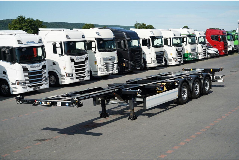 Krone NACZEPA PODKONTENEROWA / MAŁO UŻYWANA / UNIWERSALNA / 2023 ROK - Transportjer kontejnerësh/ Gjysmë rimorkio me karroceri të çmontueshme: foto 1 Krone NACZEPA PODKONTENEROWA / MAŁO UŻYWANA / UNIWERSALNA / 2023 ROK - Transportjer kontejnerësh/ Gjysmë rimorkio me karroceri të çmontueshme: foto 1