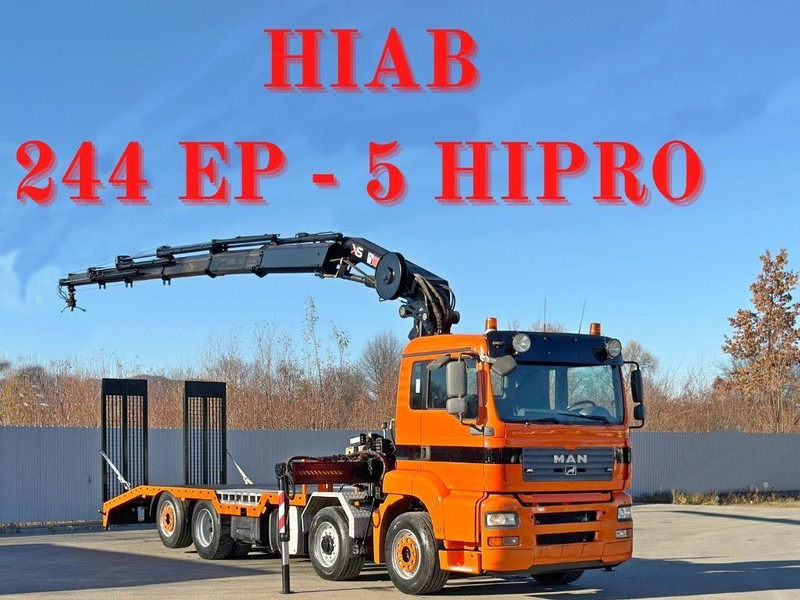 MAN MAN TGA 35.480 / HIAB 244 EP - 5 HIPRO - Kamion me karroceri të hapur, Kamion me vinç: foto 1 MAN MAN TGA 35.480 / HIAB 244 EP - 5 HIPRO - Kamion me karroceri të hapur, Kamion me vinç: foto 1
