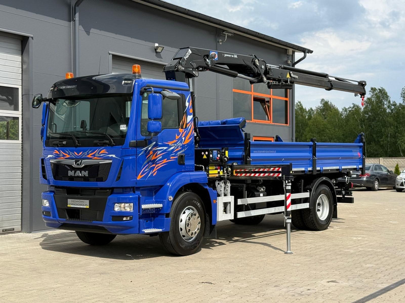 MAN MAN TGM TGL TGS 18.250 // E6 // wywrotka + HDS HMF z pilotem // - Kamion vetëshkarkues: foto 2 MAN MAN TGM TGL TGS 18.250 // E6 // wywrotka + HDS HMF z pilotem // - Kamion vetëshkarkues: foto 2