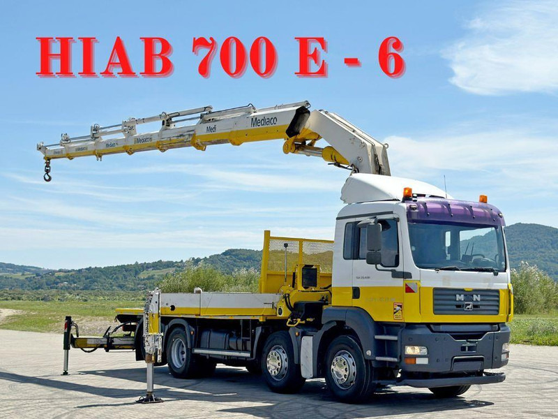MAN TGA 35.430 * HIAB 700 E - 6 + FUNK* TOPZUSTAND - Kamion me karroceri të hapur, Kamion me vinç: foto 1 MAN TGA 35.430 * HIAB 700 E - 6 + FUNK* TOPZUSTAND - Kamion me karroceri të hapur, Kamion me vinç: foto 1