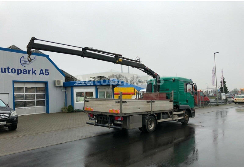 MAN TGL 8.180 Flatbed + Crane Hiab 055 - Kamion me karroceri të hapur, Kamion me vinç: foto 4 MAN TGL 8.180 Flatbed + Crane Hiab 055 - Kamion me karroceri të hapur, Kamion me vinç: foto 4