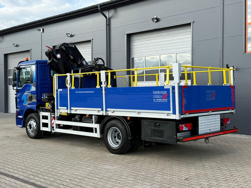 MAN TGM 15.250 skrzynia z żurawiem // E6 // HMF 1520 K1 HDS dzwig kr - Kamion me karroceri të hapur, Kamion me vinç: foto 3 MAN TGM 15.250 skrzynia z żurawiem // E6 // HMF 1520 K1 HDS dzwig kr - Kamion me karroceri të hapur, Kamion me vinç: foto 3