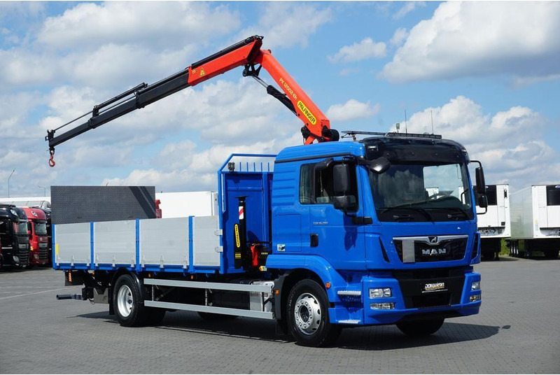 MAN TGM / 18.290 / SKRZYNIOWY + HDS + WINDA / PALFINGER PK 12002 / - Kamion me karroceri të hapur, Kamion me vinç: foto 2 MAN TGM / 18.290 / SKRZYNIOWY + HDS + WINDA / PALFINGER PK 12002 / - Kamion me karroceri të hapur, Kamion me vinç: foto 2