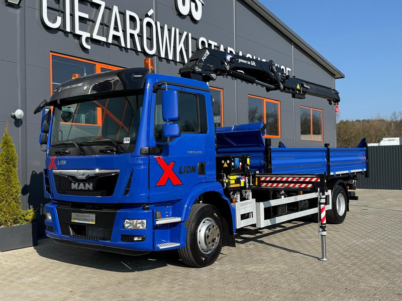 Kamion vetëshkarkues, Kamion me vinç MAN TGM TGL 15.250 / E6 / wywrotka 3-S + HMF żuraw z pilotem / H: foto 10 Kamion vetëshkarkues, Kamion me vinç MAN TGM TGL 15.250 / E6 / wywrotka 3-S + HMF żuraw z pilotem / H: foto 10