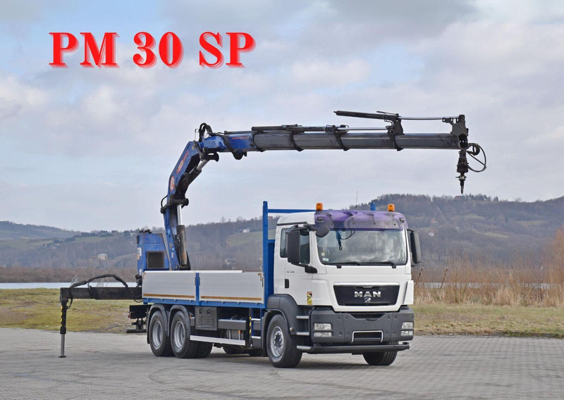 MAN TGS 26.360 - Kamion me karroceri të hapur, Kamion me vinç: foto 1 MAN TGS 26.360 - Kamion me karroceri të hapur, Kamion me vinç: foto 1