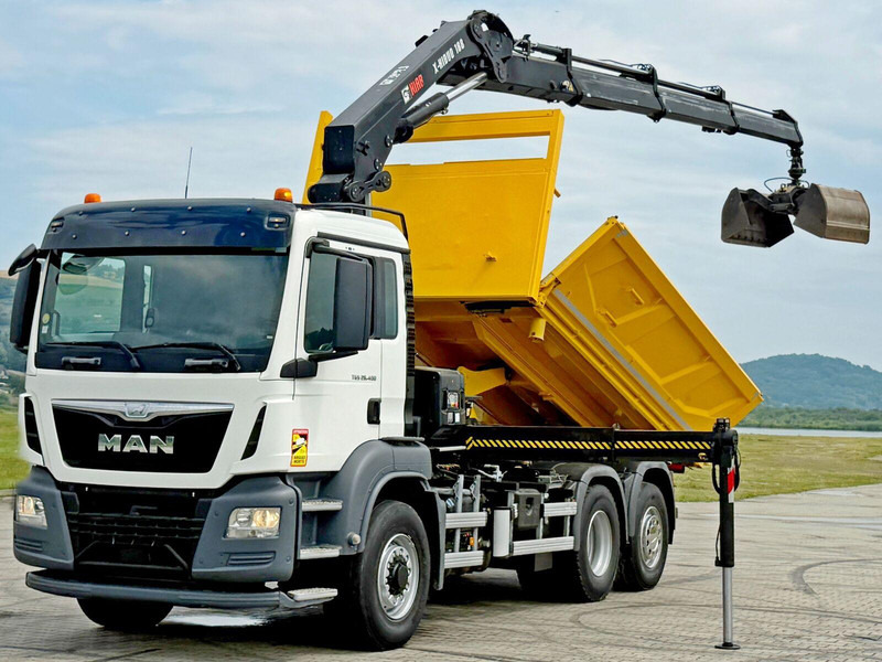 MAN TGS 26.400 * HIAB X-HIDUO 188 E-3 + FUNK * 6x4 - Kamion vetëshkarkues, Kamion me vinç: foto 3 MAN TGS 26.400 * HIAB X-HIDUO 188 E-3 + FUNK * 6x4 - Kamion vetëshkarkues, Kamion me vinç: foto 3