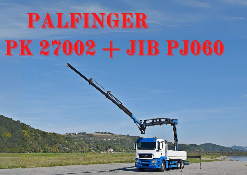 MAN TGS 26.480 * PK 27002 + JIB PJ060 + FUNK / 6x4 - Kamion me karroceri të hapur, Kamion me vinç: foto 1 MAN TGS 26.480 * PK 27002 + JIB PJ060 + FUNK / 6x4 - Kamion me karroceri të hapur, Kamion me vinç: foto 1