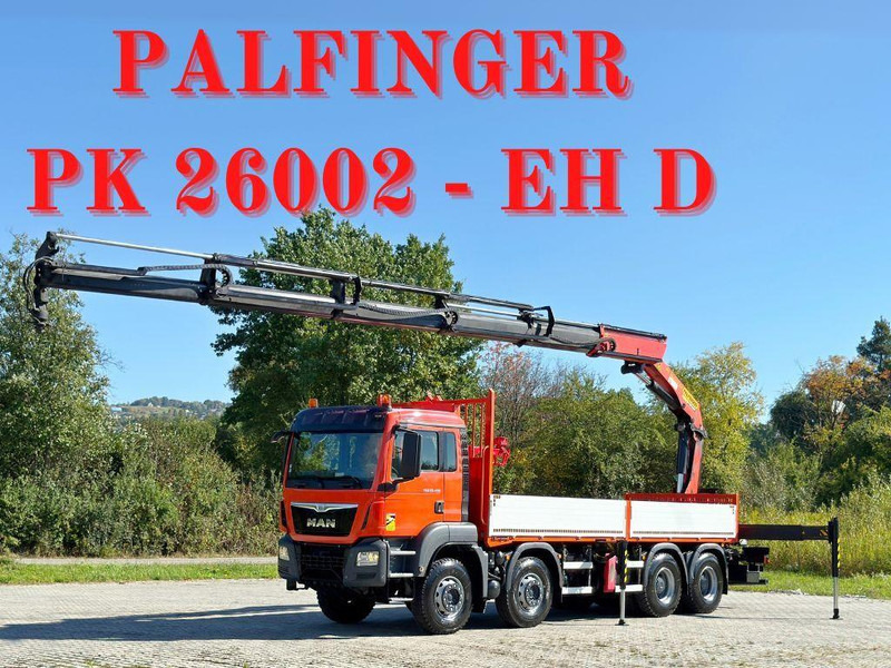 MAN TGS 35.400* PK 26002 - EH D + FUNK /8x4 - Kamion me karroceri të hapur, Kamion me vinç: foto 1 MAN TGS 35.400* PK 26002 - EH D + FUNK /8x4 - Kamion me karroceri të hapur, Kamion me vinç: foto 1