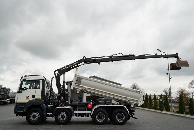 MAN TGS 35.420 / 8x4 / WYWROTKA 2 STRONNA / HYDROBURTA / BORDMATIC - Kamion vetëshkarkues, Kamion me vinç: foto 2 MAN TGS 35.420 / 8x4 / WYWROTKA 2 STRONNA / HYDROBURTA / BORDMATIC - Kamion vetëshkarkues, Kamion me vinç: foto 2