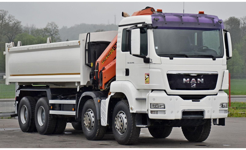 MAN TGS 35.440 * KIPPER 5,80m + KRAN * TOPZUSTAND - Kamion vetëshkarkues, Kamion me vinç: foto 4 MAN TGS 35.440 * KIPPER 5,80m + KRAN * TOPZUSTAND - Kamion vetëshkarkues, Kamion me vinç: foto 4