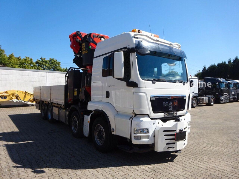 MAN TGS 35.480 - Flatbed + crane - Kamion me karroceri të hapur, Kamion me vinç: foto 2 MAN TGS 35.480 - Flatbed + crane - Kamion me karroceri të hapur, Kamion me vinç: foto 2
