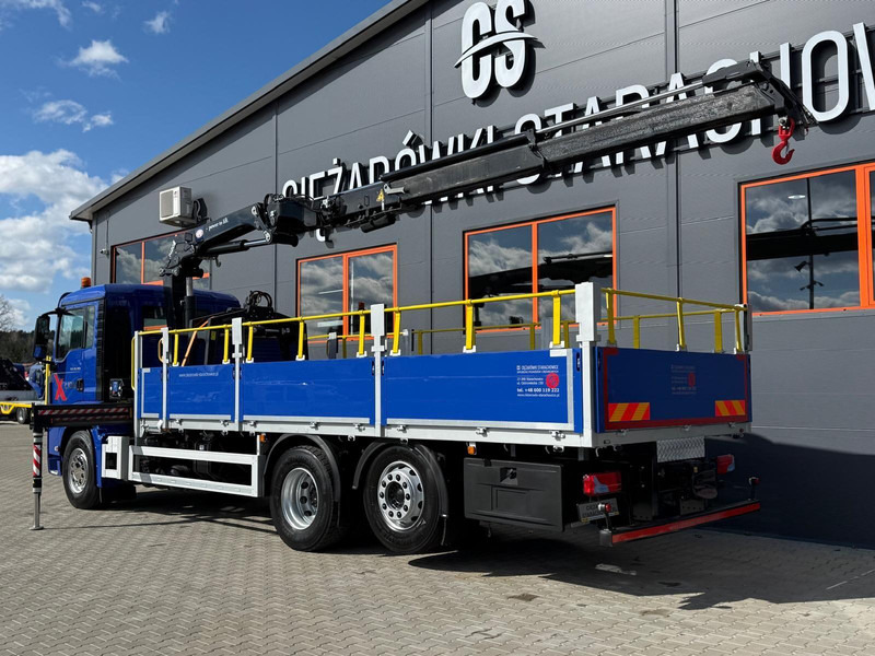 MAN TGS TGX 26.360 / E6 / 143tys km !!! skrzynia + żuraw HMF / manua - Kamion me karroceri të hapur, Kamion me vinç: foto 3 MAN TGS TGX 26.360 / E6 / 143tys km !!! skrzynia + żuraw HMF / manua - Kamion me karroceri të hapur, Kamion me vinç: foto 3