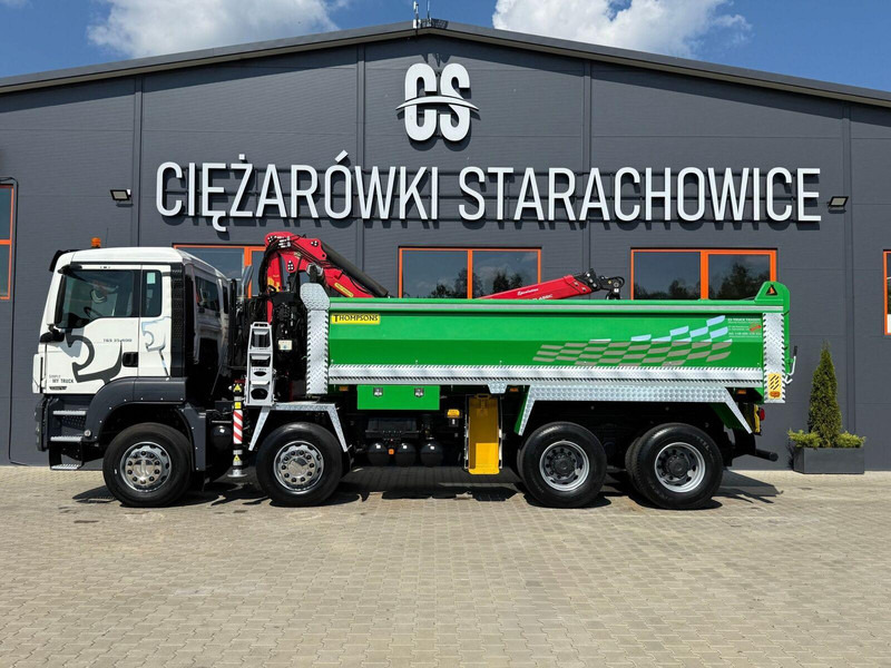 MAN TGS TGX 35.400 // 8x4 // E5 // wywrotka kiper + HDS z czerpakiem - Kamion vetëshkarkues, Kamion me vinç: foto 3 MAN TGS TGX 35.400 // 8x4 // E5 // wywrotka kiper + HDS z czerpakiem - Kamion vetëshkarkues, Kamion me vinç: foto 3