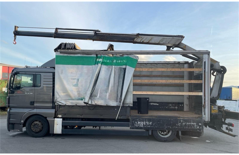 MAN TGX 18.400 Curtain Sider + Crane Palfinger 14002 EH - Kamion vagonetë: foto 4 MAN TGX 18.400 Curtain Sider + Crane Palfinger 14002 EH - Kamion vagonetë: foto 4