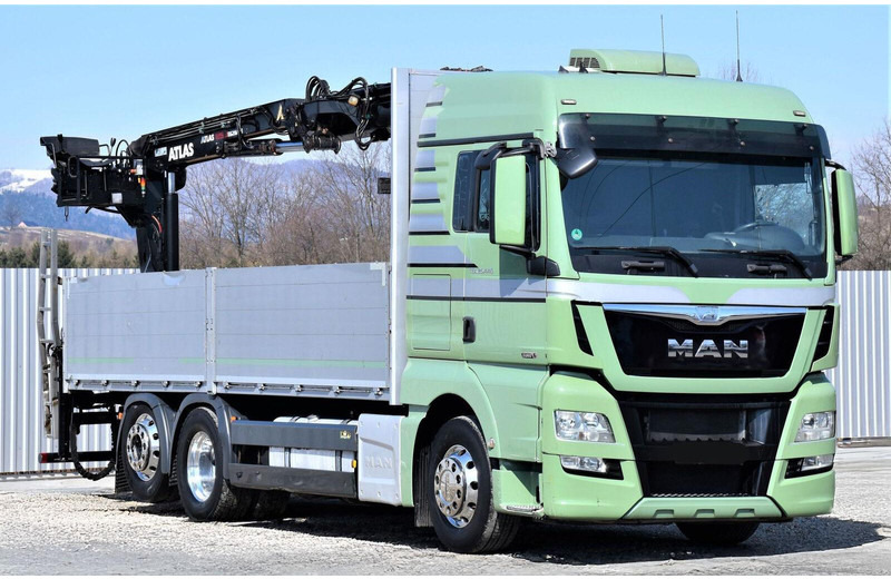 MAN TGX 26.440 Pritsche 6,60 m* ATLAS 125.2V-A12VB - Kamion me karroceri të hapur, Kamion me vinç: foto 3 MAN TGX 26.440 Pritsche 6,60 m* ATLAS 125.2V-A12VB - Kamion me karroceri të hapur, Kamion me vinç: foto 3