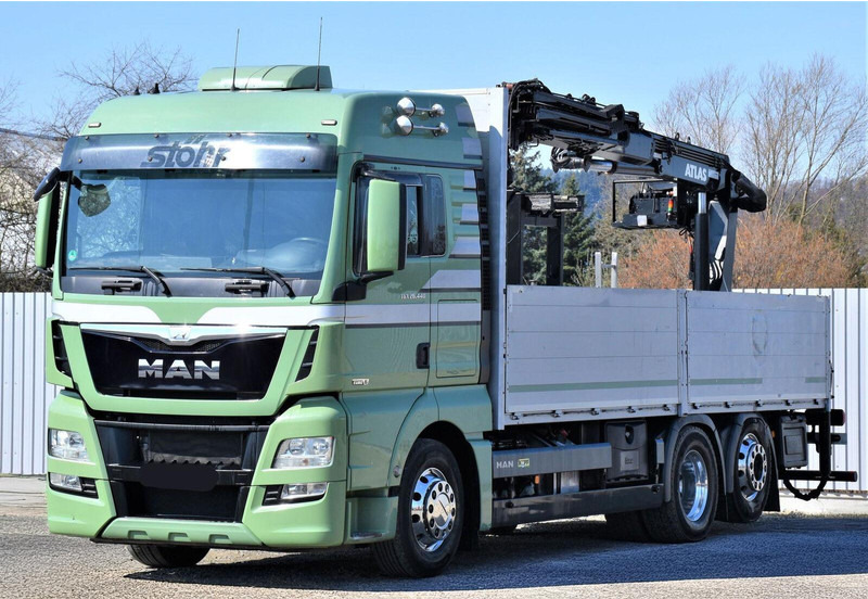 MAN TGX 26.440 Pritsche 6,60 m* ATLAS 125.2V-A12VB - Kamion me karroceri të hapur, Kamion me vinç: foto 4 MAN TGX 26.440 Pritsche 6,60 m* ATLAS 125.2V-A12VB - Kamion me karroceri të hapur, Kamion me vinç: foto 4