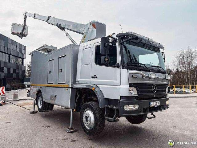Mercedes-Benz 1529 4x4 Atego Lift Palfinger Wumag WT 230 - Platformë ajrore e montuar në kamion: foto 4 Mercedes-Benz 1529 4x4 Atego Lift Palfinger Wumag WT 230 - Platformë ajrore e montuar në kamion: foto 4