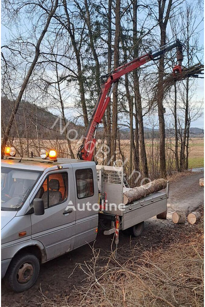 Mercedes-Benz 413 - Doka tipper+crane with gripper - Kamion vetëshkarkues, Kamion me vinç: foto 2 Mercedes-Benz 413 - Doka tipper+crane with gripper - Kamion vetëshkarkues, Kamion me vinç: foto 2