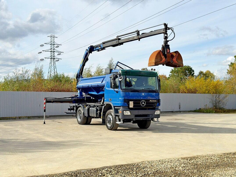 Mercedes-Benz ACTROS 1841 * PK 10501 + FUNK * TOP * 4x4 - Kamion vetëshkarkues, Kamion me vinç: foto 4 Mercedes-Benz ACTROS 1841 * PK 10501 + FUNK * TOP * 4x4 - Kamion vetëshkarkues, Kamion me vinç: foto 4