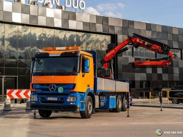 Mercedes-Benz ACTROS 2541 6x2 Palfinger PK 34002 Crane Winch - Kamion me karroceri të hapur, Kamion me vinç: foto 2 Mercedes-Benz ACTROS 2541 6x2 Palfinger PK 34002 Crane Winch - Kamion me karroceri të hapur, Kamion me vinç: foto 2