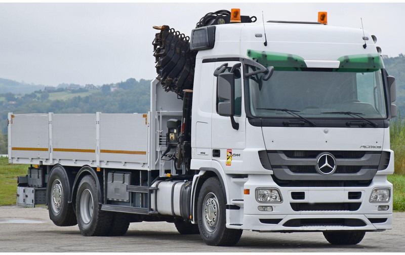 Mercedes-Benz ACTROS 2544 - Kamion me karroceri të hapur, Kamion me vinç: foto 4 Mercedes-Benz ACTROS 2544 - Kamion me karroceri të hapur, Kamion me vinç: foto 4