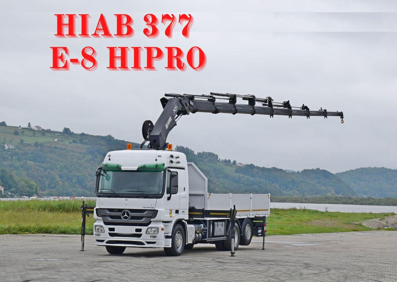 Mercedes-Benz ACTROS 2544 - Kamion me karroceri të hapur, Kamion me vinç: foto 1 Mercedes-Benz ACTROS 2544 - Kamion me karroceri të hapur, Kamion me vinç: foto 1