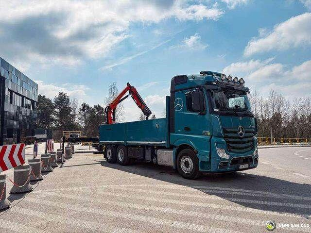Mercedes-Benz ACTROS 2545 6x2 Palfinger PK 16001 HDS Crane - Kamion me karroceri të hapur, Kamion me vinç: foto 3 Mercedes-Benz ACTROS 2545 6x2 Palfinger PK 16001 HDS Crane - Kamion me karroceri të hapur, Kamion me vinç: foto 3