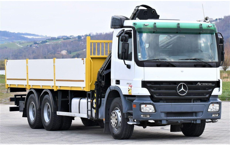 Mercedes-Benz ACTROS 2632 - Kamion me karroceri të hapur, Kamion me vinç: foto 3 Mercedes-Benz ACTROS 2632 - Kamion me karroceri të hapur, Kamion me vinç: foto 3