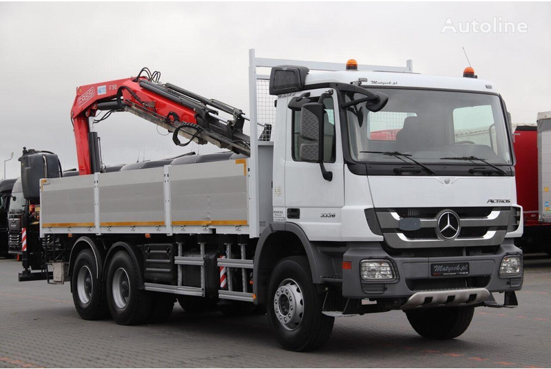 Mercedes-Benz ACTROS 3336 - Kamion me karroceri të hapur, Kamion me vinç: foto 3 Mercedes-Benz ACTROS 3336 - Kamion me karroceri të hapur, Kamion me vinç: foto 3