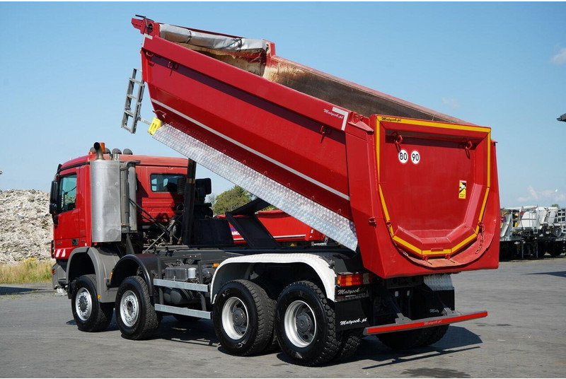 Mercedes-Benz ACTROS 4141 / 8X6 / WYWROTKA TYLNOZSYPOWA / MEILLER KIPPER 5.3M - Kamion vetëshkarkues: foto 4 Mercedes-Benz ACTROS 4141 / 8X6 / WYWROTKA TYLNOZSYPOWA / MEILLER KIPPER 5.3M - Kamion vetëshkarkues: foto 4