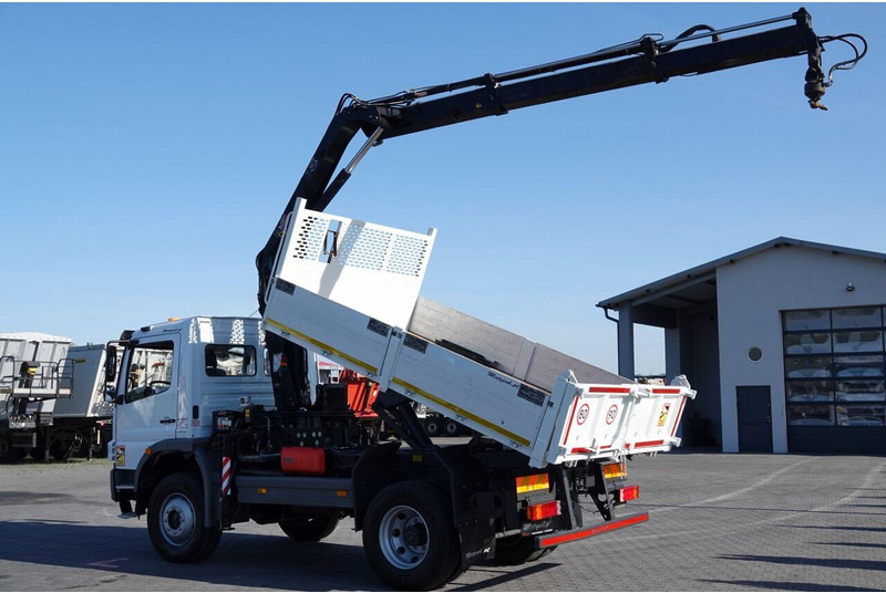 Mercedes-Benz ATEGO 16.24 / 4X4 / WYWROTKA + HDS HIAB 111 BS-2 / PILOT / ROT - Kamion vetëshkarkues: foto 3 Mercedes-Benz ATEGO 16.24 / 4X4 / WYWROTKA + HDS HIAB 111 BS-2 / PILOT / ROT - Kamion vetëshkarkues: foto 3